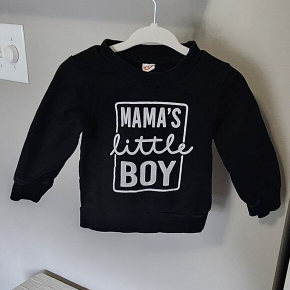 Mama's Little Boy crewneck sweater size 6 months - Picture 1 of 2